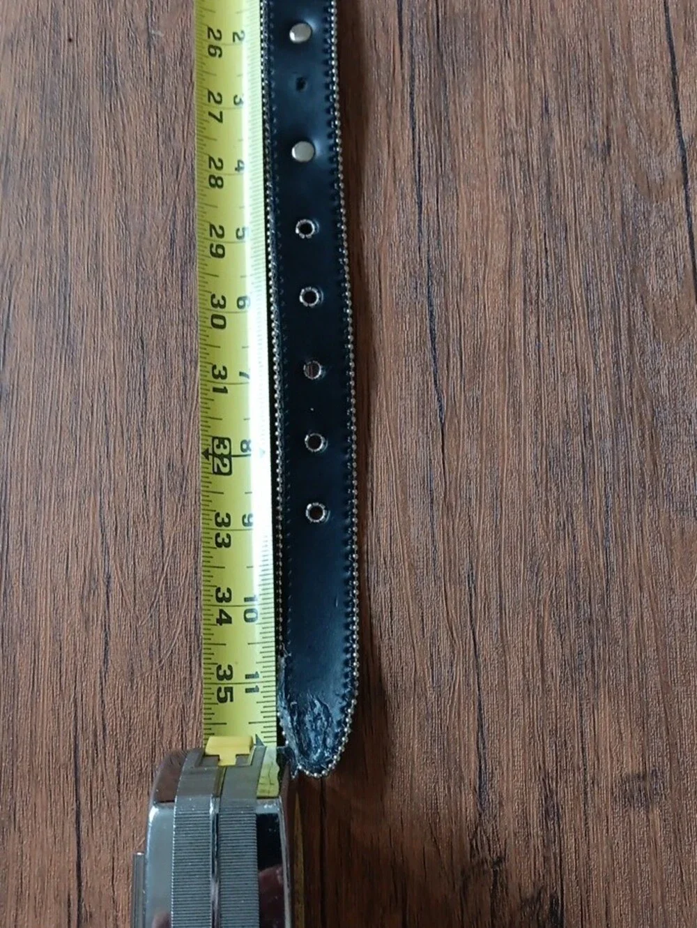 Y2K.Western-Inspired Black Embelished Denim Belt with Silver Floral Buckle